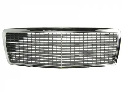 Grila fata completa, negru crom MERCEDES Clasa C intre 1993-1997