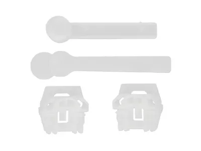 Set reparatie macara geam Fata Dreapta/Stanga potrivit SEAT IBIZA III; VW BORA, BORA I, GOLF 4, GOLF 5 1997-2013 - (set)