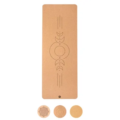 Covora?ul de yoga Bodhi Cork Luna 4mm - plută