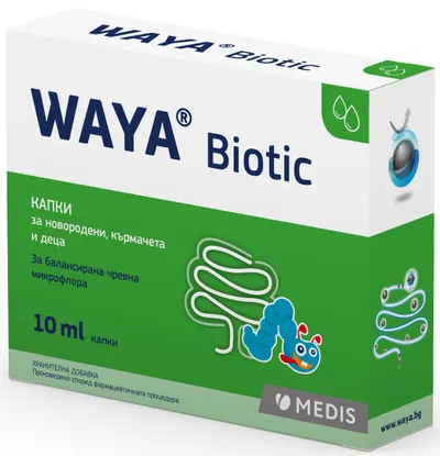 Waya Biotic Picături probiotice pentru bebeluși și copii, 10 ml, Medis