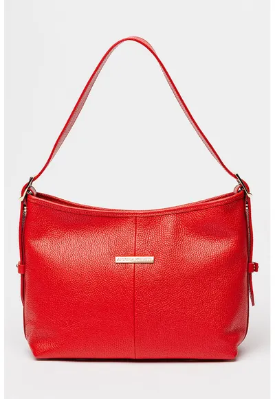 Geanta de piele - Rosu vermillion