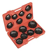 Set 14 chei filtru ulei cu adaptor