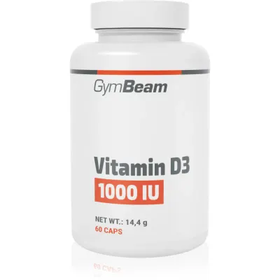 GymBeam Vitamin D3 1000 IU capsule cu vitamina D 14.4 g
