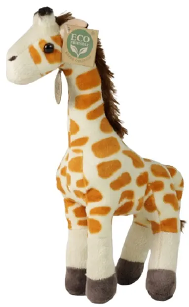 Jucărie de pluș Rappa Eco Friends - Girafa, 27 cm