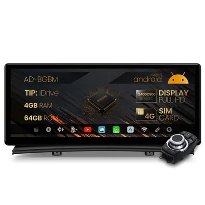 Navigatie BMW X3 E83 (2004-2009), Varianta iDrive, Android 13, BM-Octacore 4GB RAM + 64GB ROM, 12.3 Inch - AD-BGBM12004+AD-BGRKITBM003