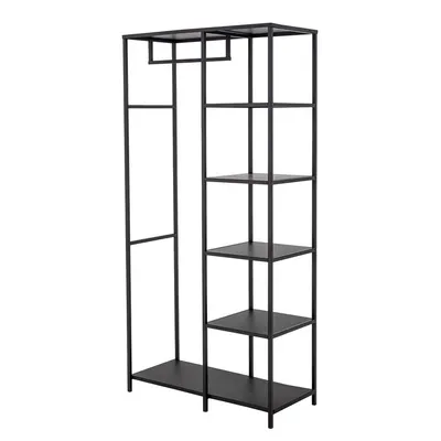 Suport pentru haine negru din metal 90x183x40 cm Valde – Bloomingville