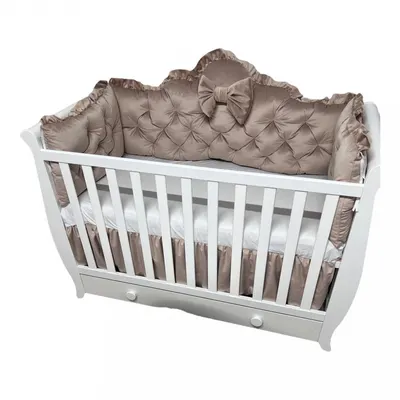 Aparatori matlasate din catifea Deseda Lux 120x60 cm bej