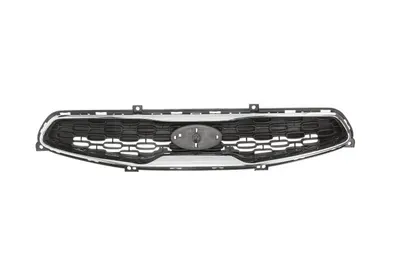 Grila radiator potrivit KIA PICANTO II 1.0/1.0LPG/1.2 2011-2017 pana in 2016 - (crom/negru)