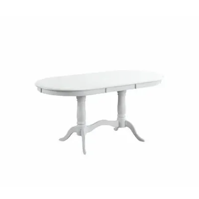 Masa Lider 25 pentru 6 Persoane, 130 Cm Restransa Cm, Alb, Extensibila la 160cm Lungime Latime 76 Inaltime 75