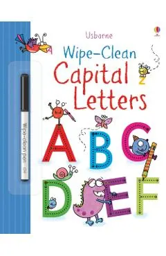 Wipe-Clean Capital Letters