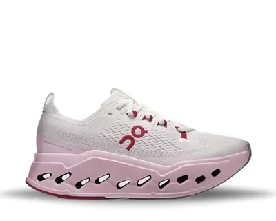 Pantofi alergare On Cloudsurfer Max W - amortizare maximă - Ivory | Peony
