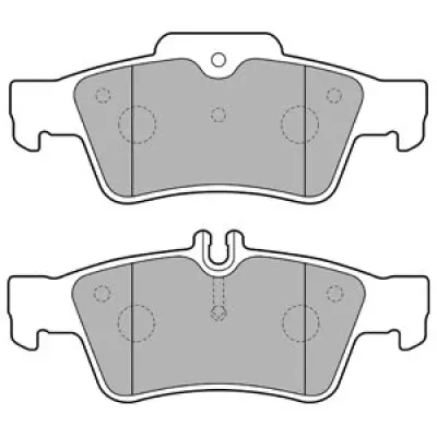 Set placute frana, frana disc DELPHI LP1868