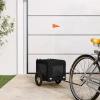 Gossi remorca bicicleta animale companie, negru, textil oxford/fier