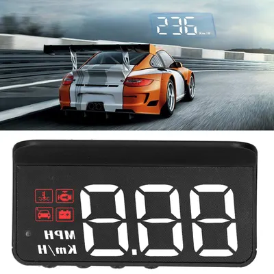 Head Up Display cu proiectie pe parbriz, OBD 2, Alarma Automata