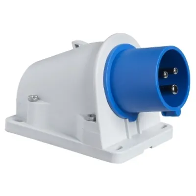 Stecher Mureva, cu surub, unghi., 16A, 2P + E, 200, 250 V AC, pt perete