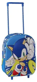 Ghiozdan 3D pentru grădiniță cu roți Cerda Sonic