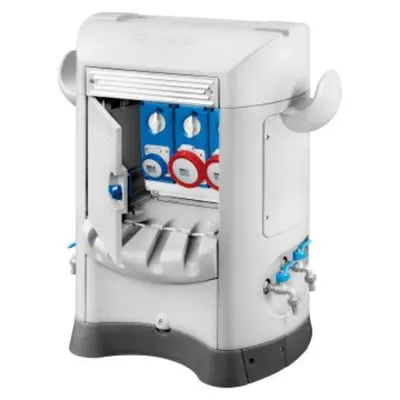Qmc125b - Wired - Single Side Take-Off - 1 Socket Outlet 2p+e 16a + 2 Socket Outlet 3p+n+e 32a - Ip55 - White