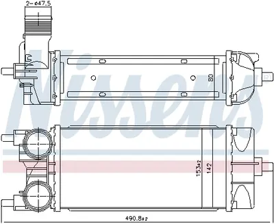 Intercooler potrivit FORD ECOSPORT 1.5D 10.13