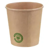 Pahare din Carton, 120 ml, Biodegradabile, Kraft, 25 Bucati