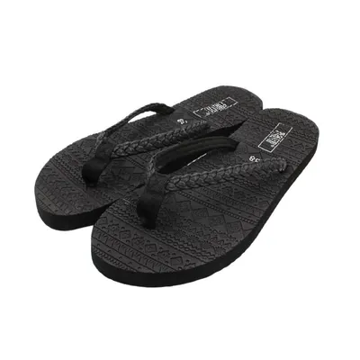 Șlapi flip-flops pentru femei, Perletti, negru, 40 EU