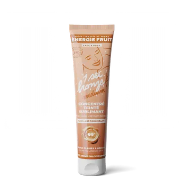 Lotiune iluminatoare fata si corp cu efect de bronz instant Light to Mid skin, 100ml, Energie Fruit