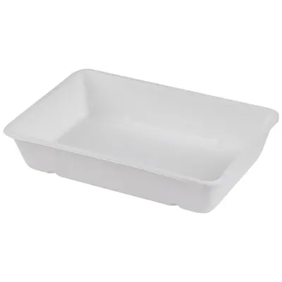 Caserole Trestie, Biodegradabile, Compostabile, albe 23x15 cm 810 ml 125 buc