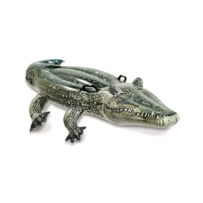 Intex Crocodile Ride-on | Realistic Print | 170x86 Cm