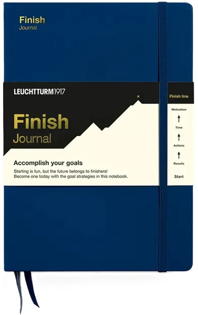 Agenda Leuchtturm1917 Finish Journal - A5, coperți țări, albastru închis
