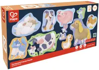 Puzzle educațional Hape International - Prieteni de la fermă