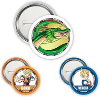 Set insigne ABYstyle Animation: Dragon Ball - Goku, Vegeta and Shenron