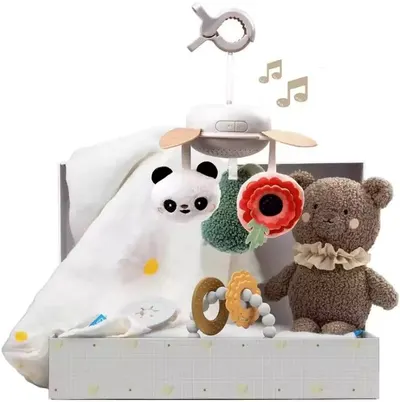 Set pentru nou-născuți Taf Toys - Luxe Gift, 4 piese