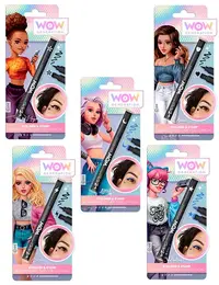Tuș de ochi pentru copii, cu ștampilă WOW Generation - 5 tipuri, sortiment
