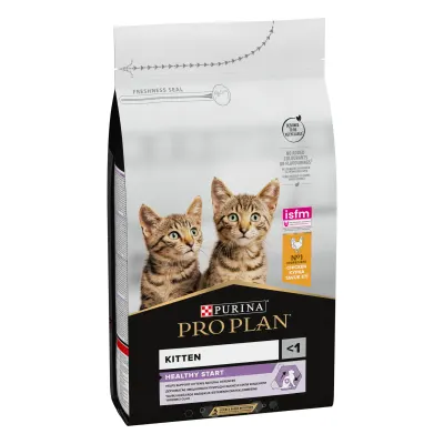 Hrana uscata pentru pisici Pro Plan Healthy Start Kitten, Pui 1.5kg