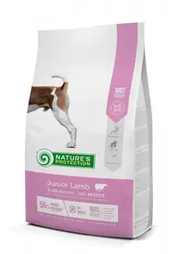 Nature's Protection Dog Junior, miel, hrana uscata premium pentru caini juniori, 2 kg
