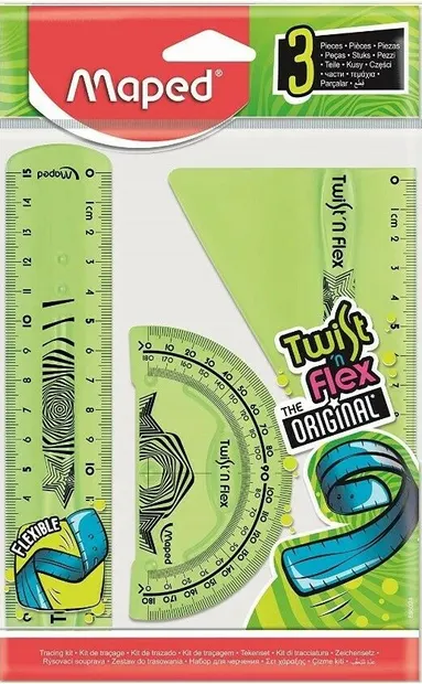 Set de desen Maped Twist'n Flex - Verde