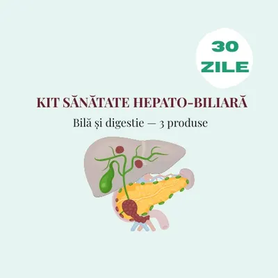 Kit Disconfort Digestiv si Bila — Protocol Lunar Complet