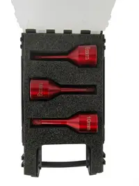 Set carote diamantate pt. gresie portelanata & piatra - diam. 6, 8, 10mm - cu ceara- Premium - DXDH.80408.Satz6-10W