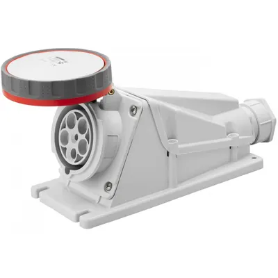 Priza industriala aplicata 3P+N+E 63A 380-415V IP67, 6H Gewiss GW63527