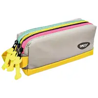 Penar tip etui, 3 fermoare, 22x12x4cm, PE711, Daco
