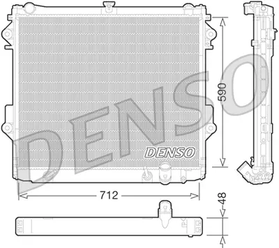 Radiator motor potrivit TOYOTA LAND CRUISER 200 4.7