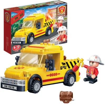 Constructor BanBao - Mașină de transport, 105 piese