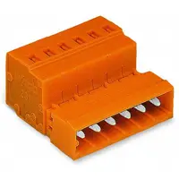 1-conductor male connector; 2.5 mm²; Pin spacing 5.08 mm; 24-pole; 2,50 mm²; orange