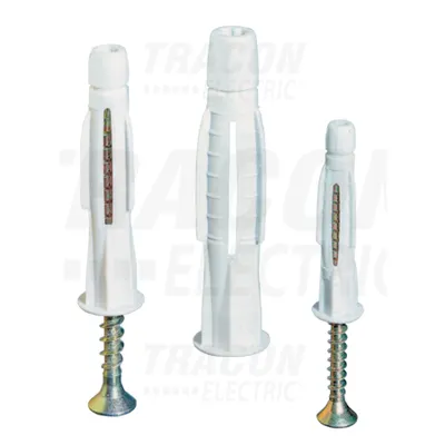 Diblu cu autostrangere + surub, gri TOPCS8 M8×50mm, PA6.6