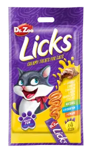 Dr Zoo Licks, recompense pisici, Iepure, 4x15 g