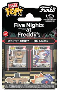 Set mini figurine Funko Bitty POP! Games: Five Nights at Freddy's - Freddy & Sun/Moon