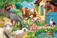 Puzzle 60 piese - Ferma