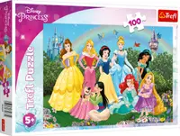 Puzzle Trefl de 100 piese - Prințesele Disney