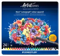 Creioane colorate acuarelă Staedtler Mars Lumograph - 24 culori