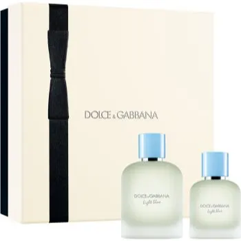 Dolce&Gabbana Light Blue Pour Homme EDT Duo Gift Set NEW set cadou pentru bărbați