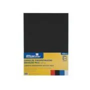 Coperta indosariere A4 Office Cover LG-01, carton negru, imitatie piele, 230g/mp, top cu 100 coli